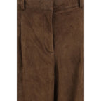 Arma Brown Leather Pants