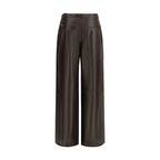 Arma Brown Leather Pants Arma