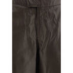Arma Brown Leather Pants Arma