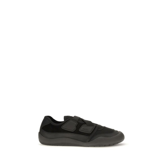 Prada Black Nylon Low Top Sneakers Prada