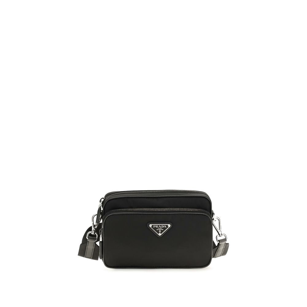 Prada Black Recycled Polyamide Shoulder Bag Prada