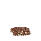 Miu Miu Brown Calf Leather Bos Taurus Regular Belt Miu Miu