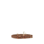 Miu Miu Brown Calf Leather Bos Taurus Regular Belt Miu Miu