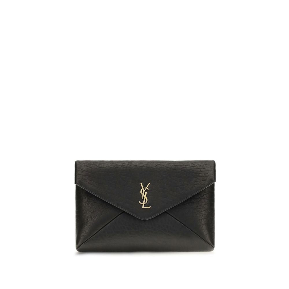 Saint Laurent Black Lamb Ovis Aries Aries Wallet Saint Laurent