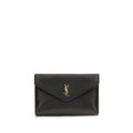 Saint Laurent Black Lamb Ovis Aries Aries Wallet Saint Laurent