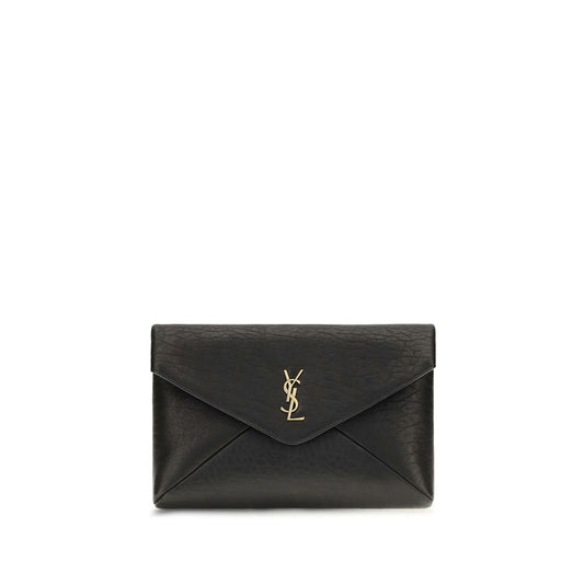 Saint Laurent Black Lamb Ovis Aries Aries Wallet Saint Laurent