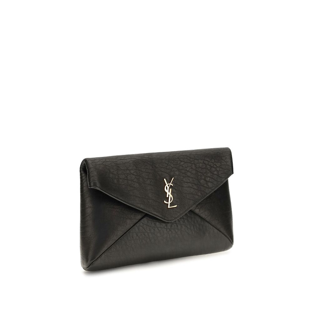 Saint Laurent Black Lamb Ovis Aries Aries Wallet Saint Laurent