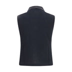 Saint Laurent Black Recycled Cotton Polo Shirt