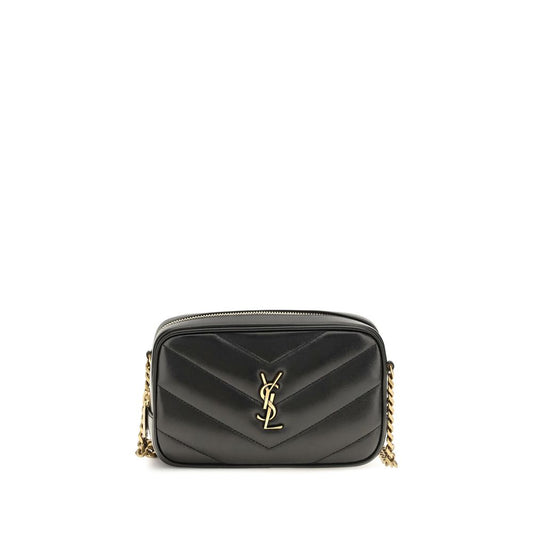 Saint Laurent Black Lamb Ovis Aries Aries Shoulder Bag Saint Laurent