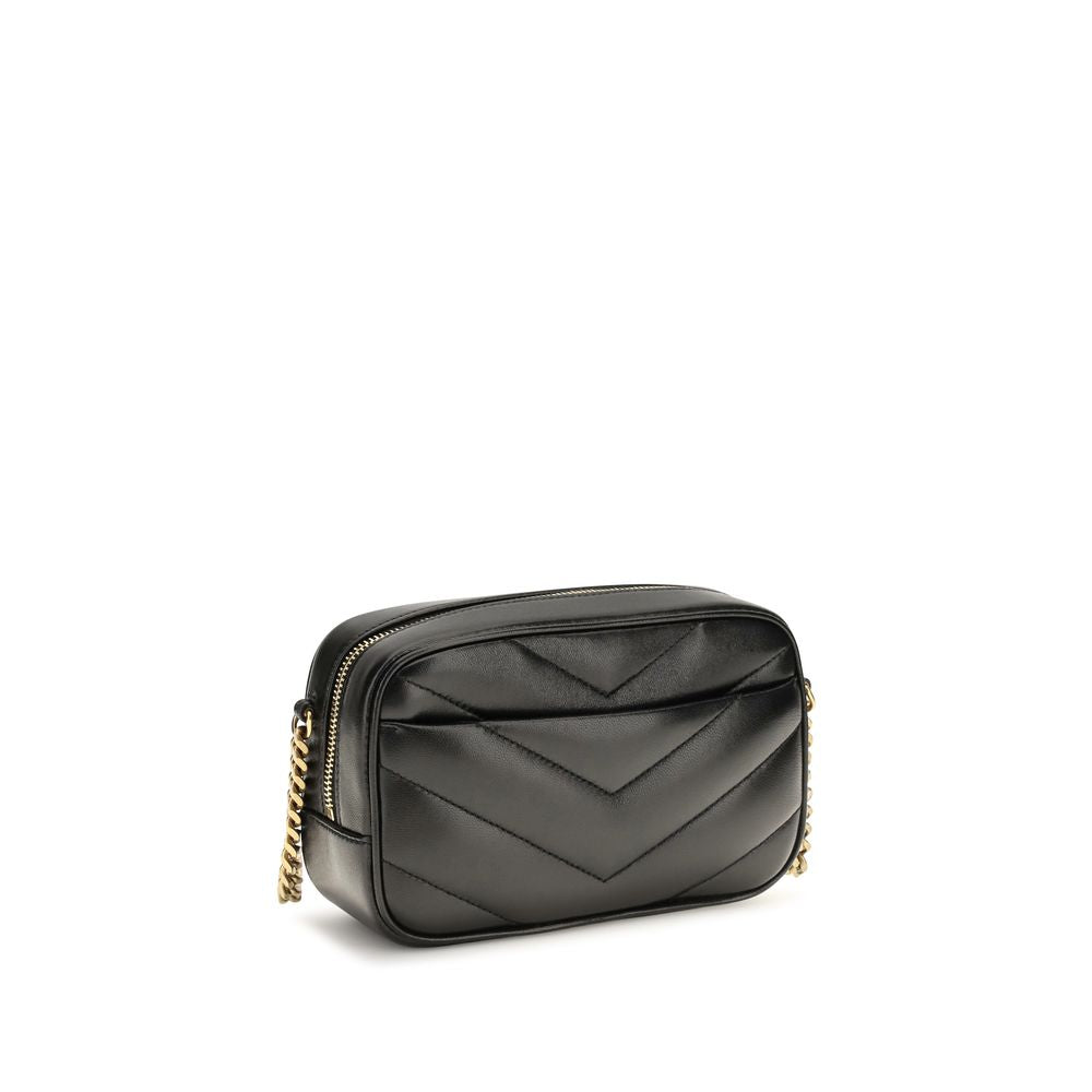 Saint Laurent Black Lamb Ovis Aries Aries Shoulder Bag Saint Laurent