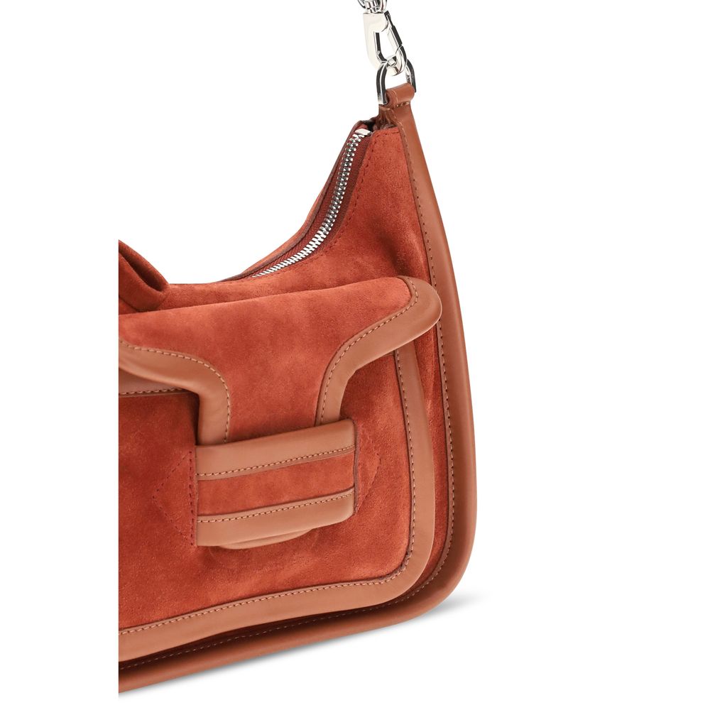 Pierre Hardy Brown Calf Leather Bos Taurus Shoulder Bag Pierre Hardy