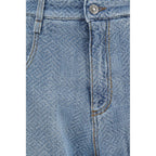 Ermanno Scervino Blue Cotton Relaxed Fit Jeans Ermanno Scervino