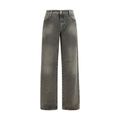 Ermanno Scervino Gray Cotton Relaxed Fit Jeans Ermanno Scervino