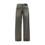 Ermanno Scervino Gray Cotton Relaxed Fit Jeans Ermanno Scervino