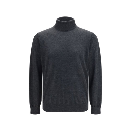 Giorgio Armani Gray Cashmere Turtleneck Giorgio Armani