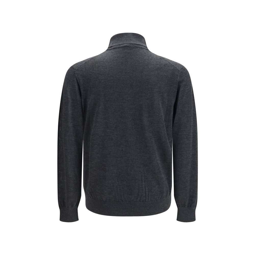 Giorgio Armani Gray Cashmere Turtleneck Giorgio Armani