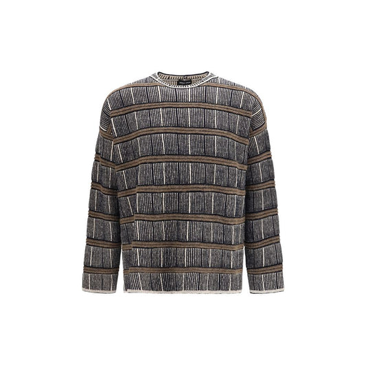 Giorgio Armani Blue Silk Sweatshirt Giorgio Armani