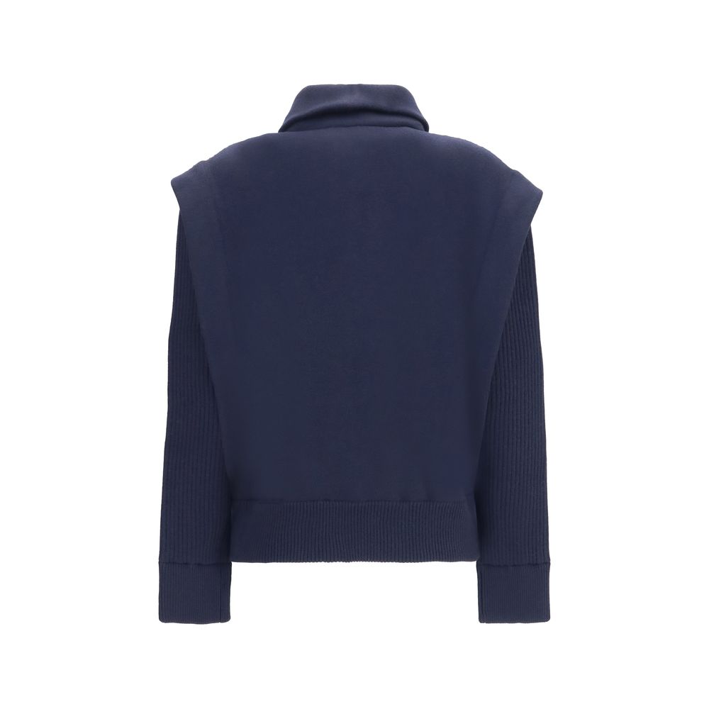 Giorgio Armani Blue Wool Oves Aries Bomber Giorgio Armani
