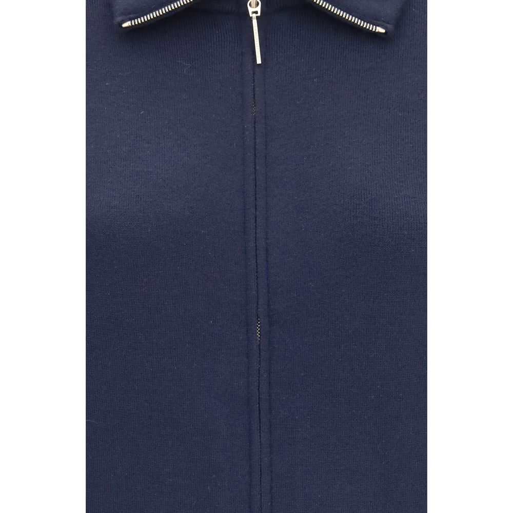 Giorgio Armani Blue Wool Oves Aries Bomber Giorgio Armani