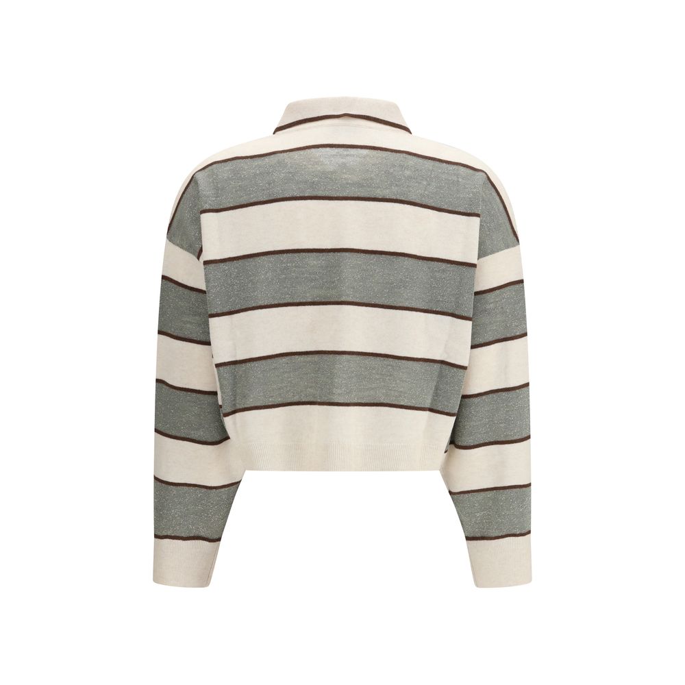 Brunello Cucinelli Multicolor Wool Oves Aries T-Shirt Brunello Cucinelli