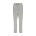 Brunello Cucinelli White Linen Casual Pants Brunello Cucinelli