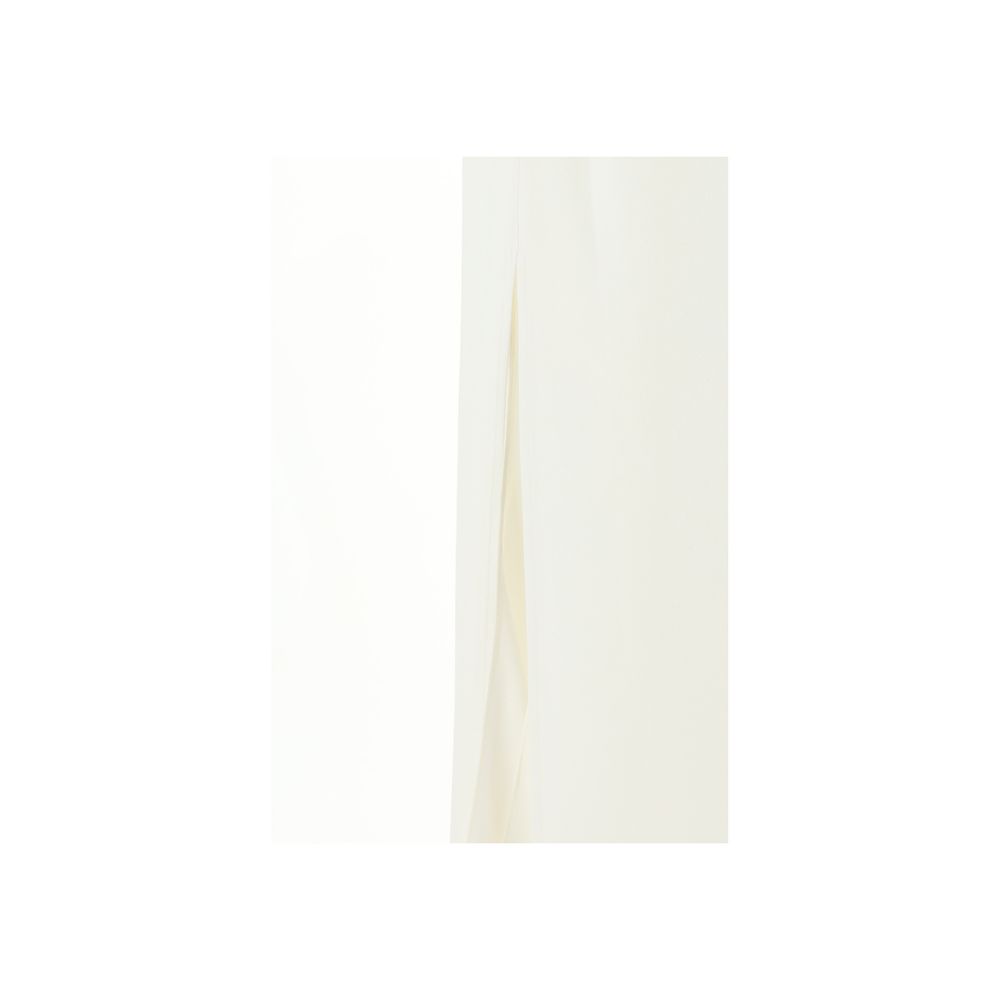 Brunello Cucinelli White Viscose Long Skirt Brunello Cucinelli