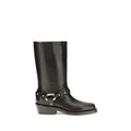 Rabanne Black Calf Leather Bos Taurus Boots Rabanne