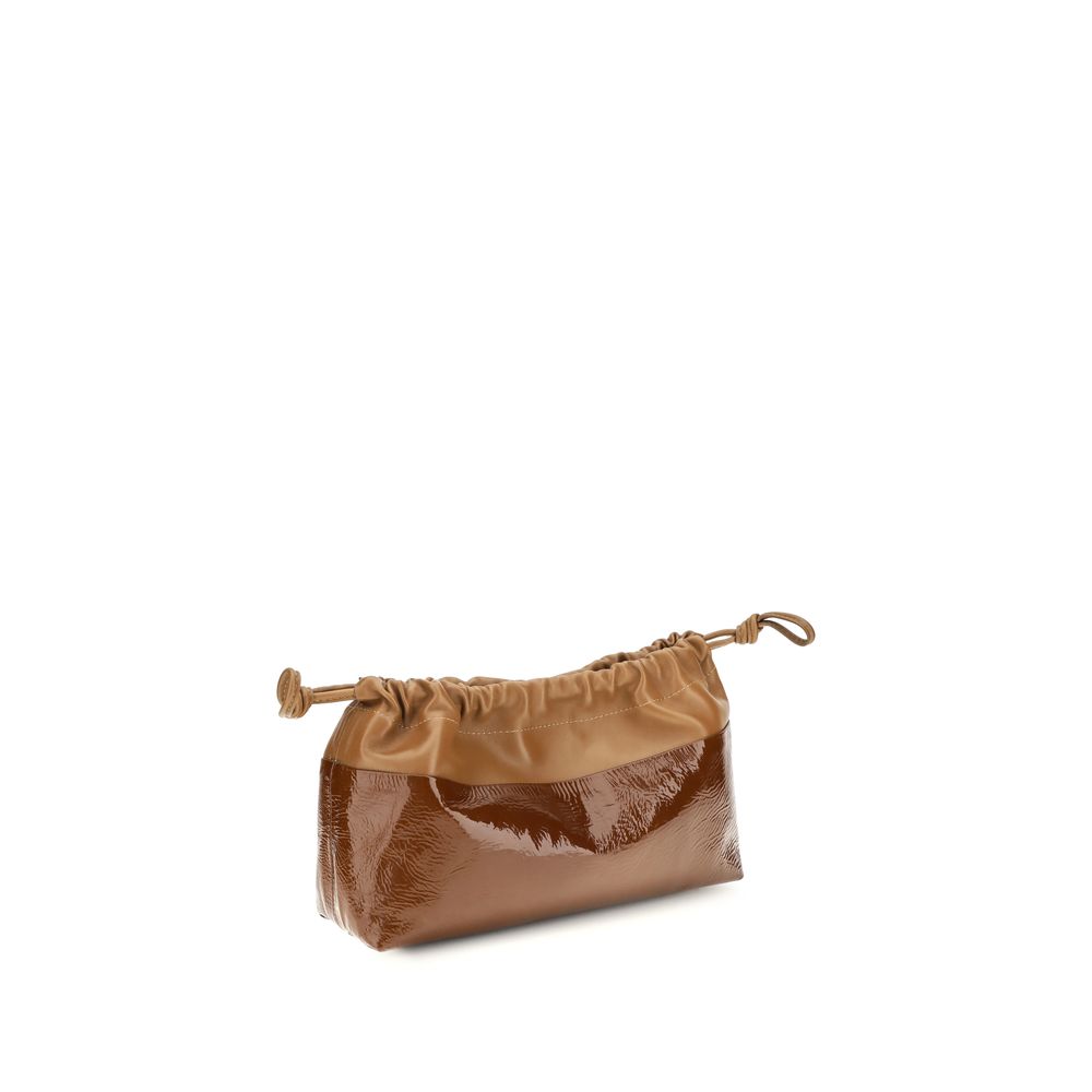 Pierre Hardy Bicolor Calf Leather Bos Taurus Clutch Bag Pierre Hardy