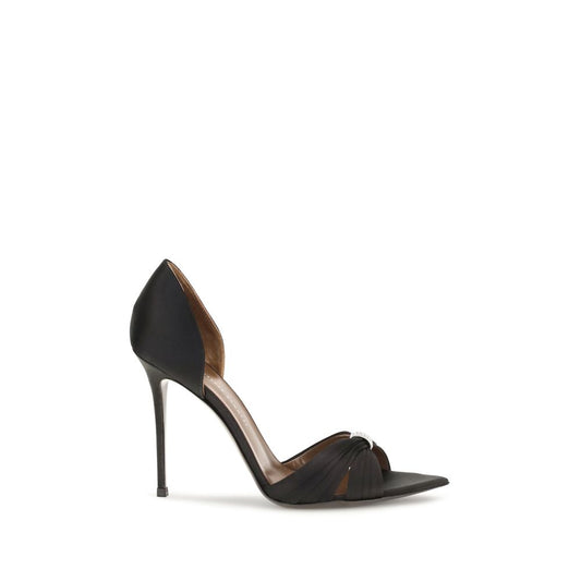 Giuseppe Zanotti Black Satin Stiletto Heel Sandals Giuseppe Zanotti