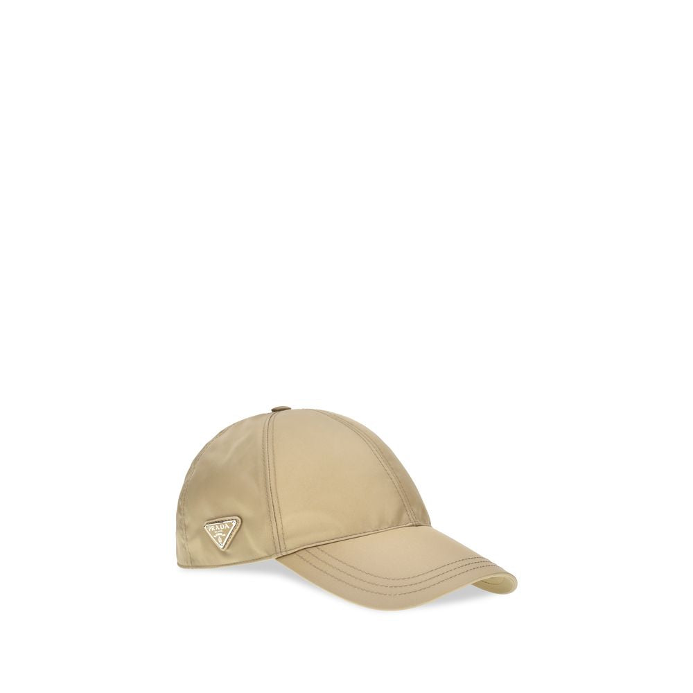 Prada Brown Polyamide Cap Baseball Hat Prada