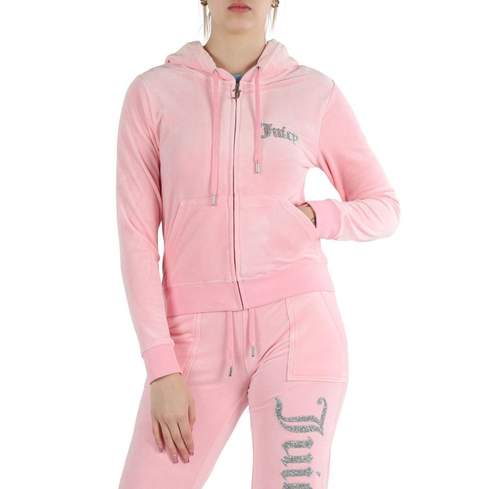 Juicy Couture Pink Polyester Sweatshirt Juicy Couture