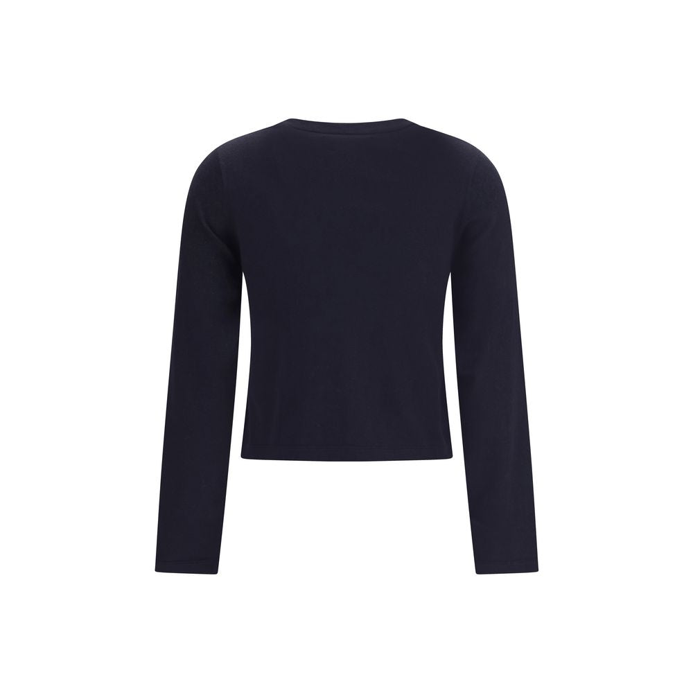 Extreme Cashmere Blue Cotton Long Sleeve T-Shirt Extreme Cashmere