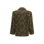 Saint Laurent Multicolor Wool Oves Aries Full-Length Jacket