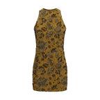 Saint Laurent Brown Polyamide Cocktail Dress