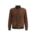Valstar Brown Calf Leather Bos Taurus Bomber Valstar