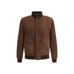 Valstar Brown Calf Leather Bos Taurus Bomber Valstar
