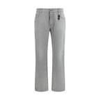 Ermanno Scervino Gray Cotton Boyfriend Jeans Ermanno Scervino