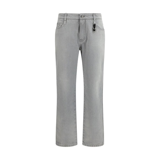 Ermanno Scervino Gray Cotton Boyfriend Jeans Ermanno Scervino