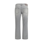 Ermanno Scervino Gray Cotton Boyfriend Jeans Ermanno Scervino