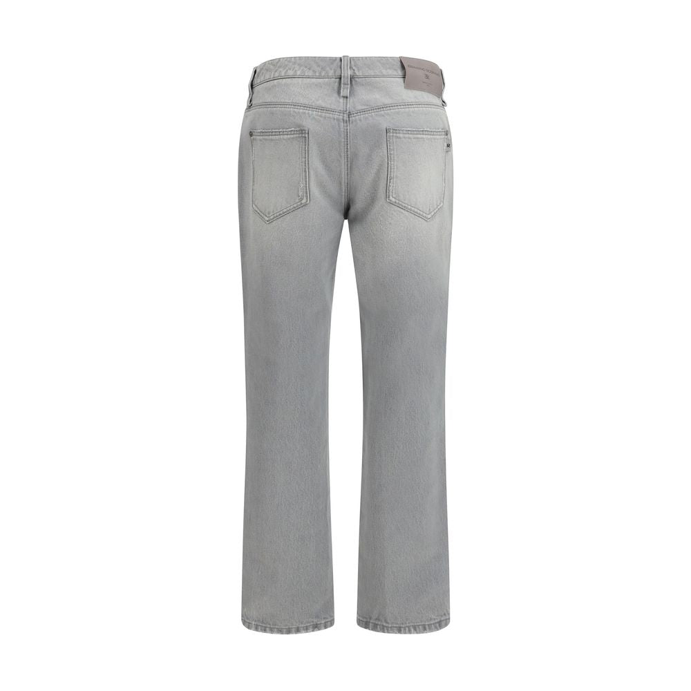 Ermanno Scervino Gray Cotton Boyfriend Jeans Ermanno Scervino