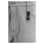 Ermanno Scervino Gray Cotton Boyfriend Jeans Ermanno Scervino