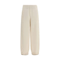 Brunello Cucinelli White Cashmere Casual Pants Brunello Cucinelli