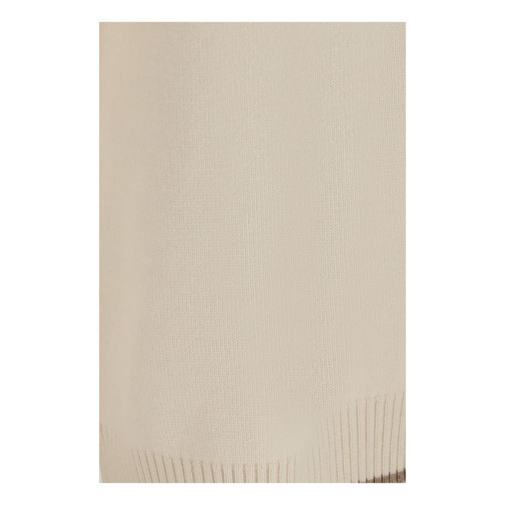 Brunello Cucinelli White Cashmere Casual Pants Brunello Cucinelli