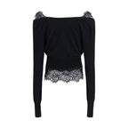 Ermanno Scervino Black Cashmere Cardigan