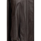 Arma Brown Leather Bomber