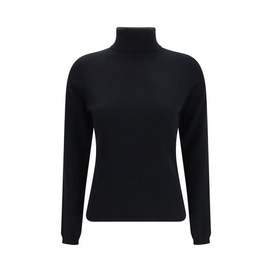 Allude Black Cashmere Turtleneck