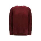 Allude Bordeaux Cashmere Sweatshirt