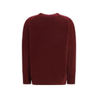 Allude Bordeaux Cashmere Sweatshirt