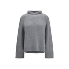 Allude Gray Cashmere Turtleneck
