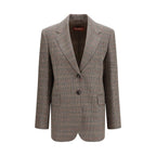 Max Mara Brown Wool Oves Aries Blazer Max Mara